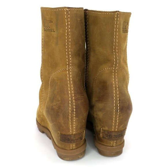 Sorel Joan of Arctic Wedge Mid Boot Ash Brown Waterproof Bootie Women's 8M - Picture 4 of 7